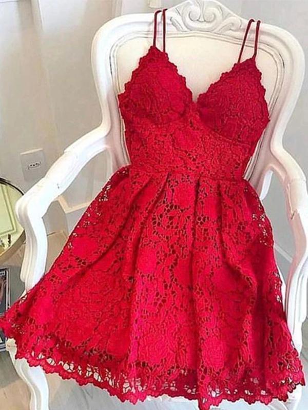 Short Red Lace Prom Dresses, Short Red Lace Formal Graduation Homecomi Eip Collection Short Red Lace Prom Dresses, Short Red Lace Formal Graduation Homecomi Eip Collection
