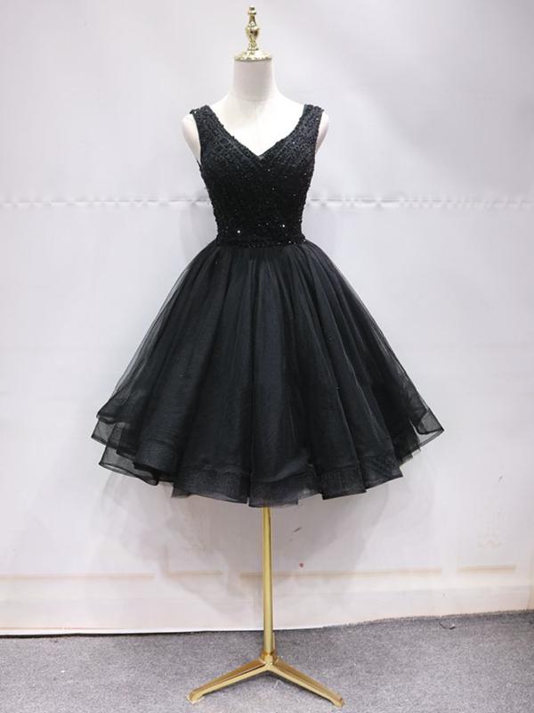 Short Black Lace Prom Dresses Short Black Lace Homecoming
