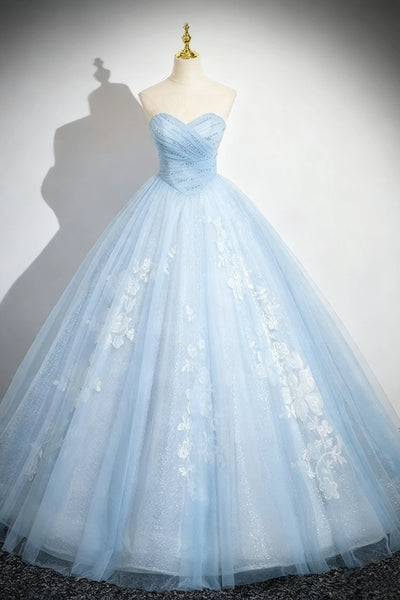 Off the Shoulder Blue Lace Long Prom Dresses,  Long Blue Lace Formal Dresses