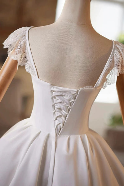 Off the Shoulder Short White Lace Prom Dresses, Short White Lace Formal Homecoming Dresses