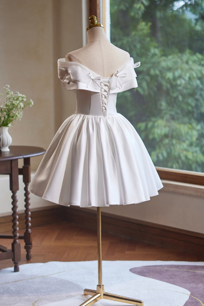 Off the Shoulder Short White Prom Dresses, Short White Formal Homecomi Eip Collection Off the Shoulder Short White Prom Dresses, Short White Formal Homecomi Eip Collection