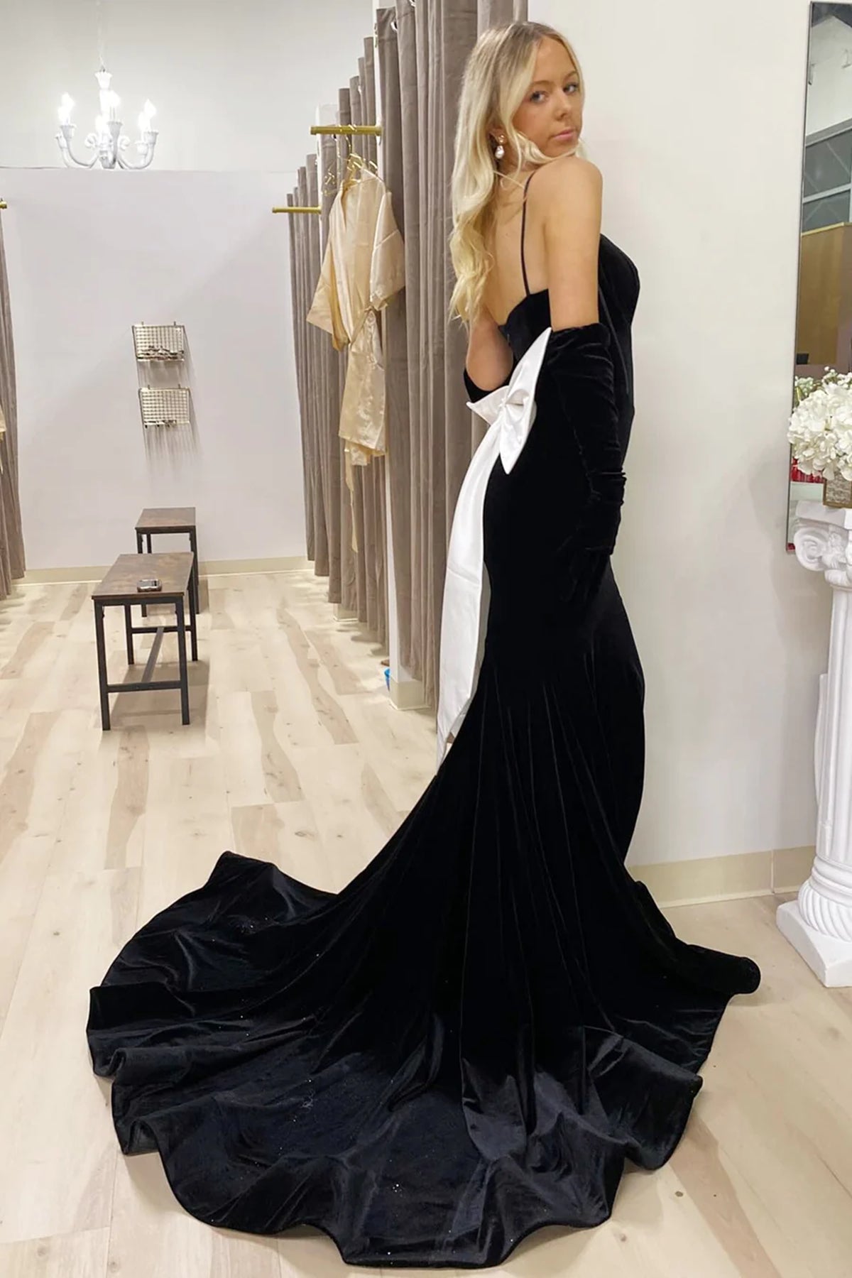 maxi homecoming dresses Primavera Couture 4032 Maxi Slit Cocktail Dress Beaded Embellished Bodice Sequin Tie Back Homecoming Dress 14 / Royal Blue main image 0