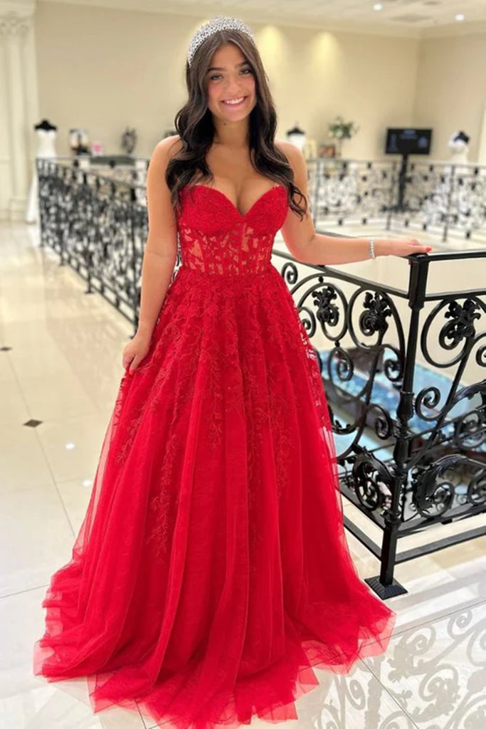 three floor red lace dress Red Tiered Fearless Dress by Three Floor