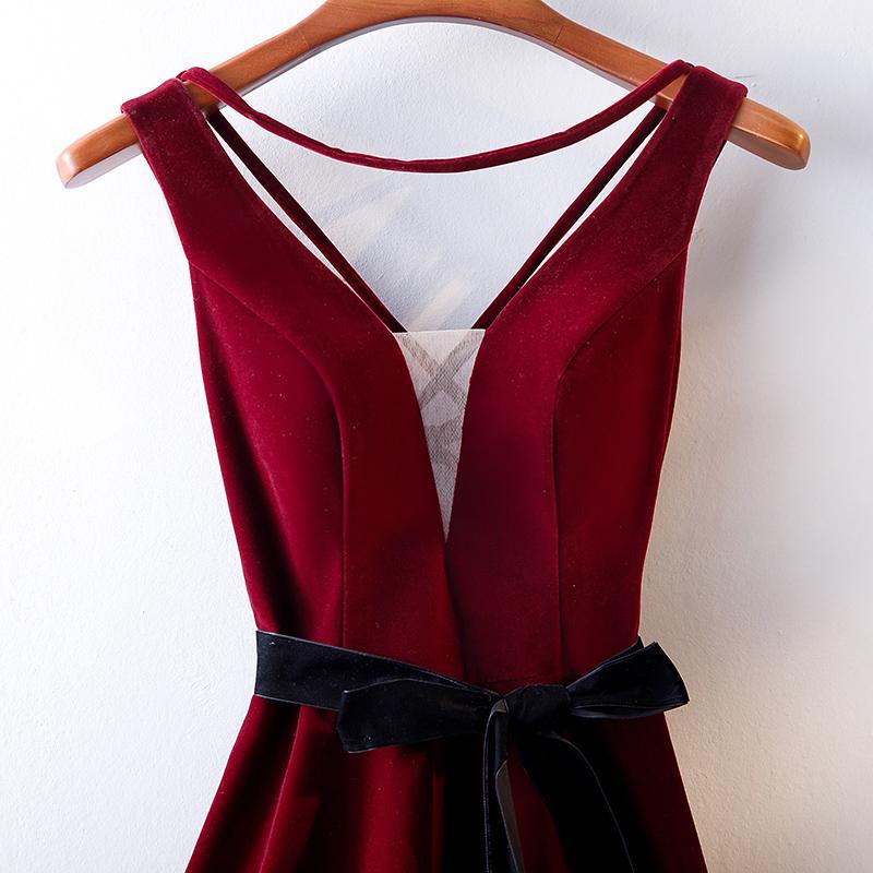 A Line V Neck Short Burgundy Prom Dresses, Wine Red Short Formal Gradu Eip Collection A Line V Neck Short Burgundy Prom Dresses, Wine Red Short Formal Gradu Eip Collection
