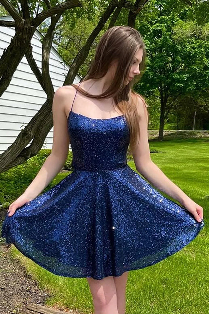 Backless Short Navy Blue Prom Dresses, Open Back Short Blue Formal Hom Eip Collection Backless Short Navy Blue Prom Dresses, Open Back Short Blue Formal Hom Eip Collection