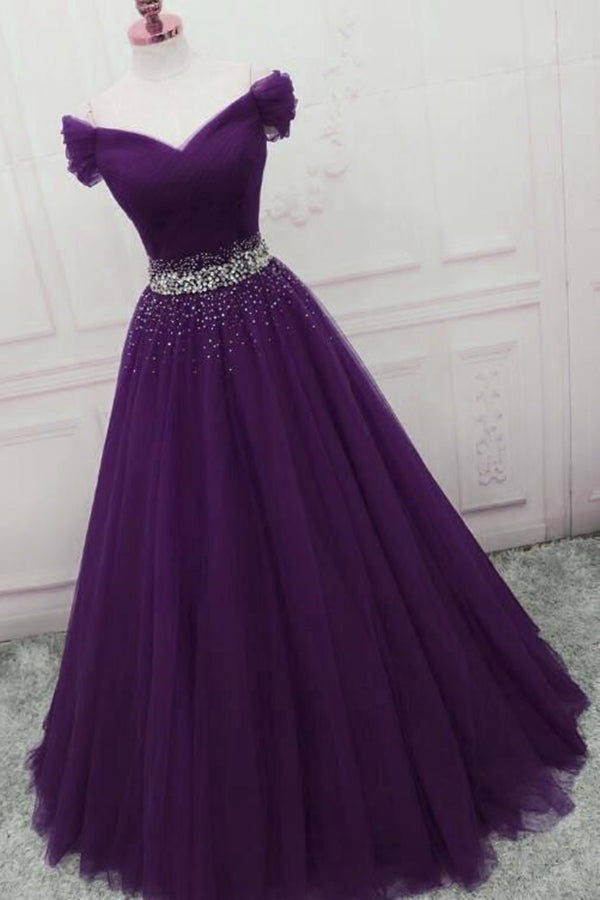 Deep purple gowns store