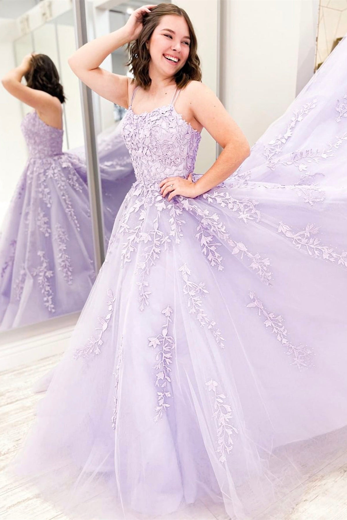 MACloth Halter O Neck Regency Ball Gown Prom Dress Elegant Formal Even