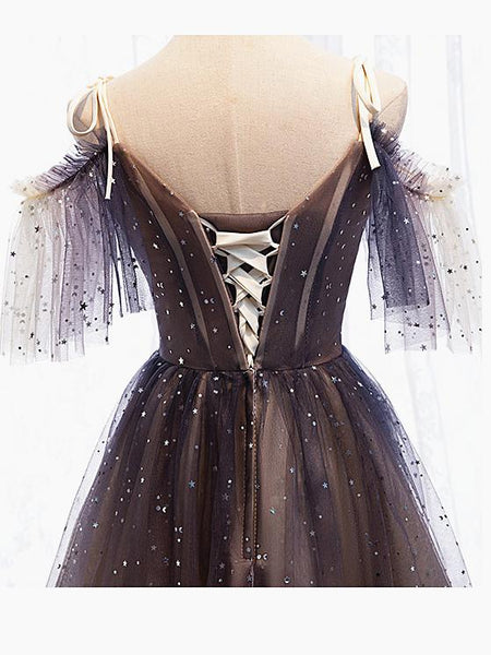 Off the Shoulder Deep Purple Short Prom Dresses, Off the Shoulder Short Purple Formal Homecoming Graduation Cocktail Dresses