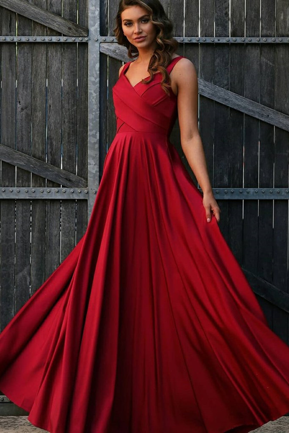 Unique V Neck Open Back Red Long Prom Dresses, Open Back Red Formal Dr Eip Collection Unique V Neck Open Back Red Long Prom Dresses, Open Back Red Formal Dr Eip Collection