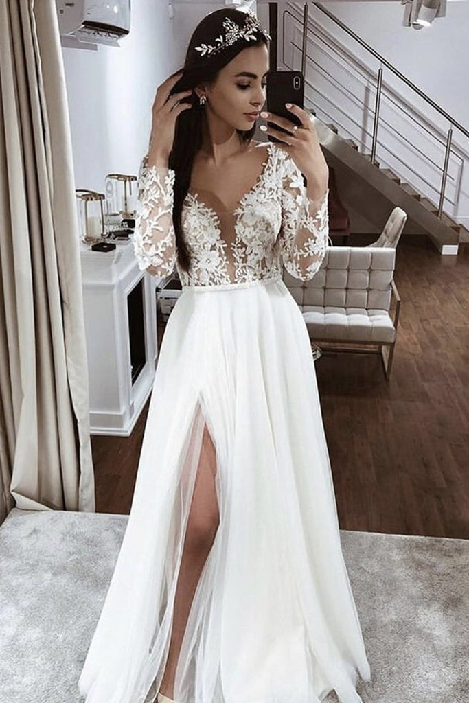 deep v neck dress white Come Alive String Detail Deep V-Neck Dress White XS
